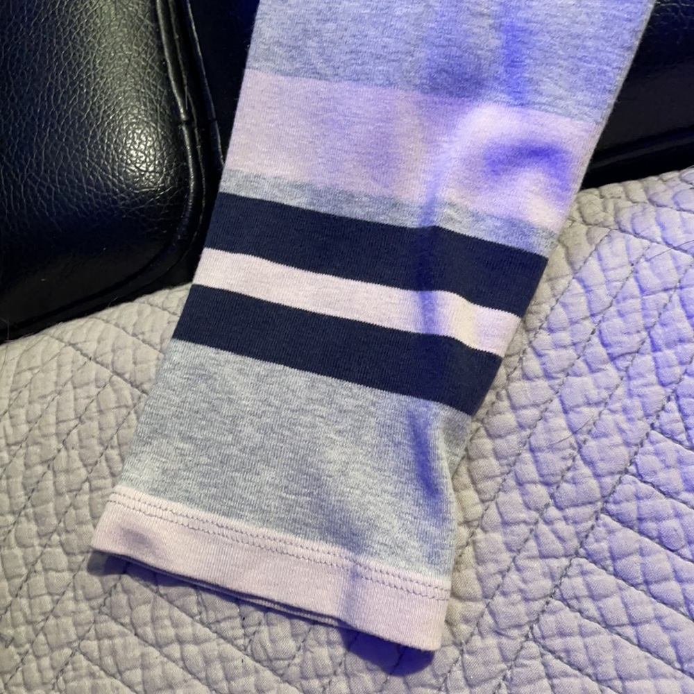 Tommy Hilfiger pink and blue striped long sleeve shirt - Picture 4 of 5